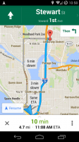 Google faster slower route